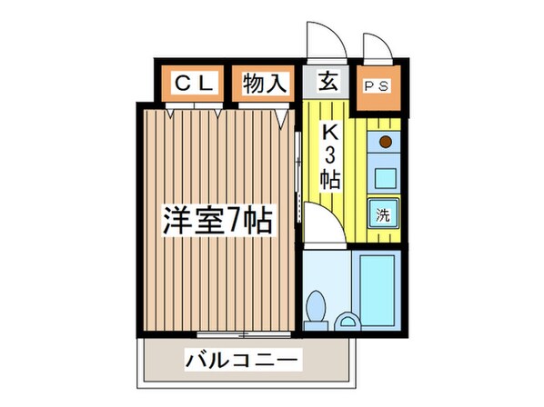 ベルエ－ル調布の物件間取画像